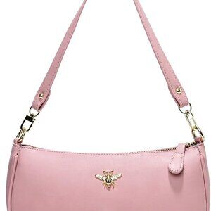 Small Leather Tote Shoulder Bag for Women Crossbody Purse Handbag